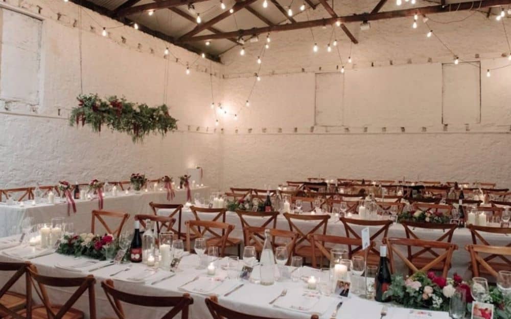 The Moore and Moore Cafe has a stunning heritage building and a hidden courtyard if you opt for an intimate wedding. 